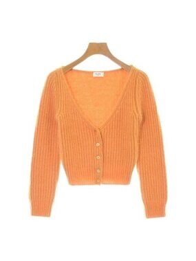 Celine Cardigan Silk Orange